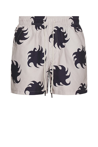 OAS Gravel Ember Swim Shorts in Grey