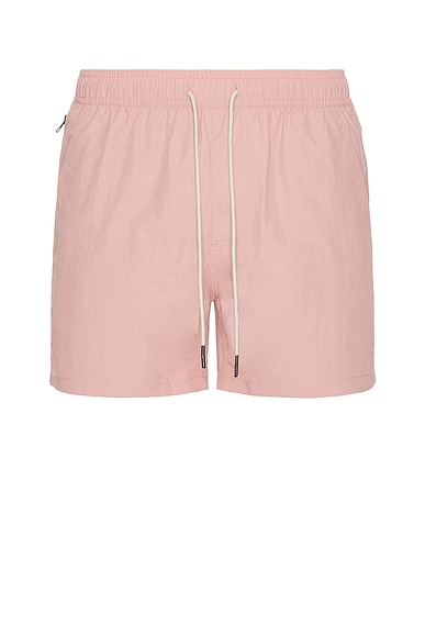 Blush Nylon Swim Shorts