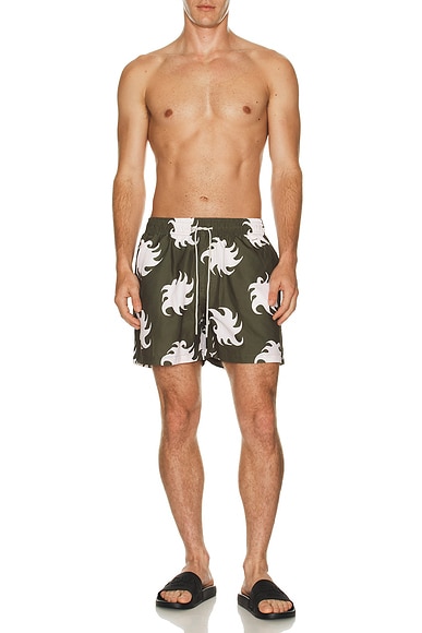 Pine Ember Swim Shorts