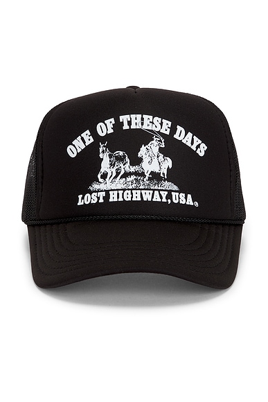 ONE OF THESE DAYS Lost Highway Trucker in Black