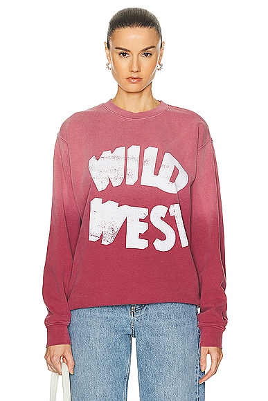 ONE OF THESE DAYS Wild West Sweater in Burgundy