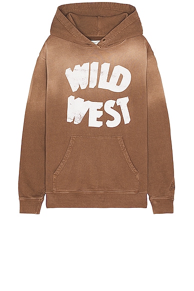 ONE OF THESE DAYS Wild West Hoodie in Mustang Brown