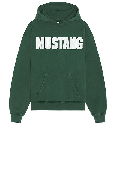 ONE OF THESE DAYS Mustang Hoody in Forest Green