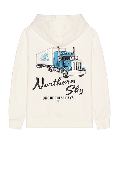 One Of These Days Big Rig Hoodie In Bone