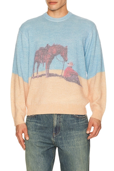 So Far Away Printed Sweater