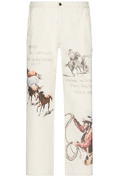 ONE OF THESE DAYS Fort Courage Painter Pants in Canvas