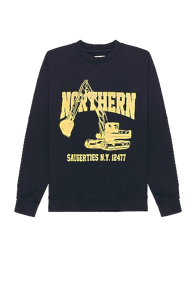 One Of These Days Excavation Crewneck In Navy