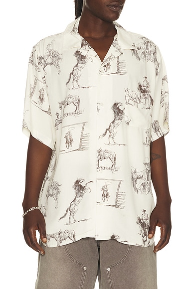 Charcoal Montage Camp Shirt