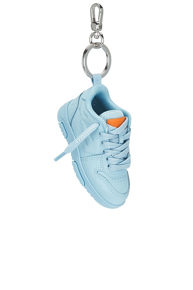 OFF-WHITE Ooo Keyring in Sky Blue