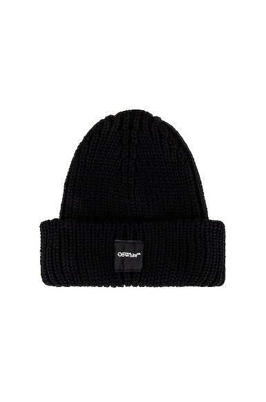 素晴らしい価格 OFF-WHITE Rib Beanie in Black | FWRD 帽子