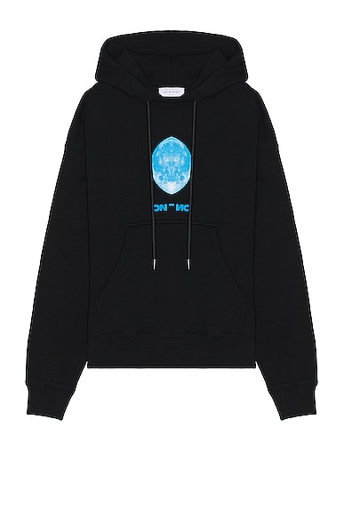 Shop Off-white On The Go Moon Skate Hoodie In Black
