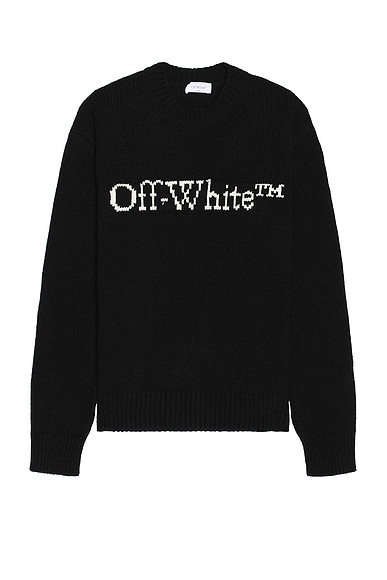 OFF-WHITE Big Bookish Chunky Knit in Black