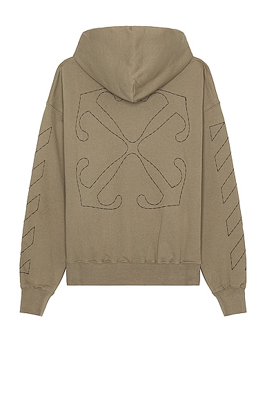 Off Stitch Skate Hoodie in Taupe