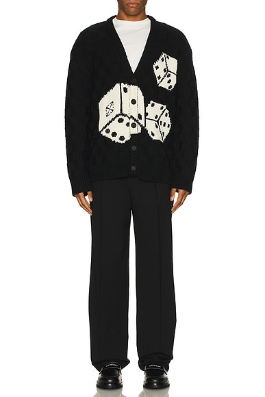 Crystal Dices Knit Cardigan