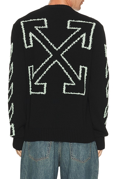 Fuzzy Knit Crew Neck Sweater