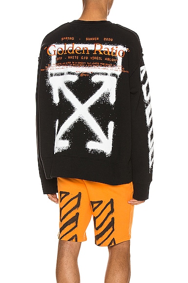 OFF-WHITE CARTOON INCOMPIUTO CREWNECK,OFFF-MK22