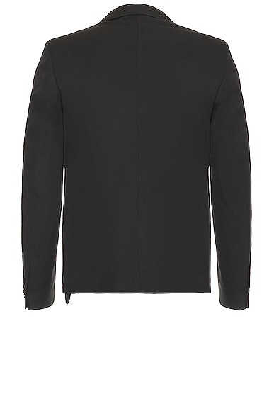 Shop Off-white Strap Relax Jacket In Black