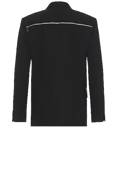 Shop Off-white Zip Jacket In Black