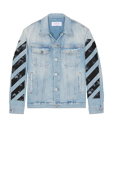 Fresco Diagonal Arrow Denim Jacket