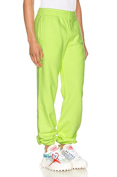 OFF-WHITE OFF W LOGO SLIM SWEATPANT,OFFF-MP46