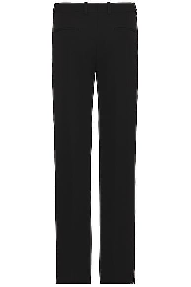 Shop Off-white Zip Slim Pant In Black