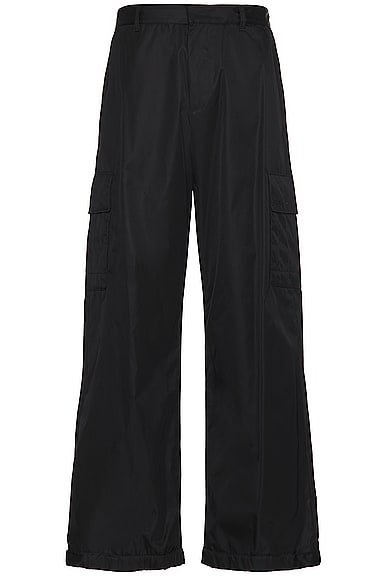 Off-white Ow Emb Drill Cargo Pant In Black