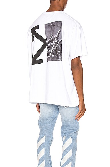 Off white splitted arrow cheap