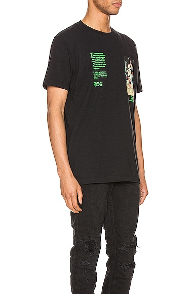 OFF-WHITE PASCAL PAINTING SLIM TEE,OFFF-MS151