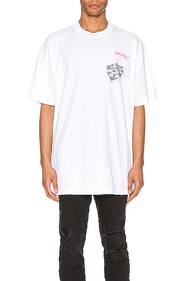 OFF-WHITE GOLDEN RATIO OVER TEE,OFFF-MS156