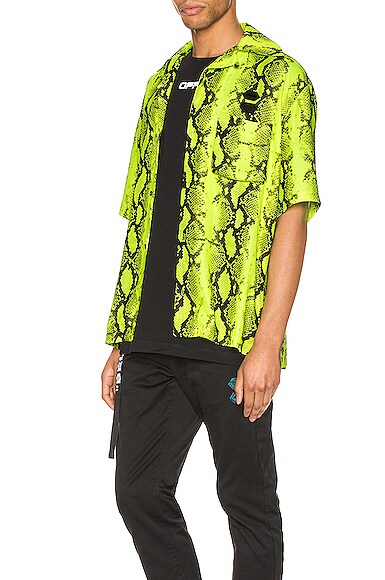 OFF-WHITE Snake Holiday Shirt,OFFF-MS163