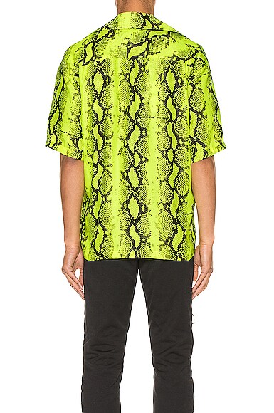 OFF-WHITE Snake Holiday Shirt,OFFF-MS163