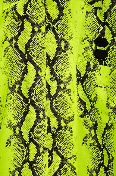 OFF-WHITE Snake Holiday Shirt,OFFF-MS163