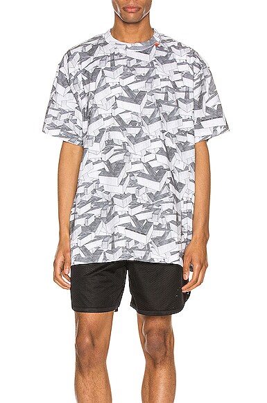 OFF-WHITE ARROWS PATTERN OVER TEE,OFFF-MS164
