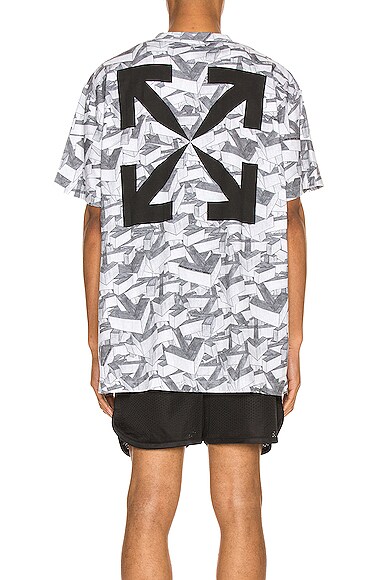 OFF-WHITE ARROWS PATTERN OVER TEE,OFFF-MS164