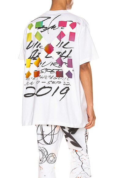 OFF-WHITE Futura Alien Tee in White | FWRD