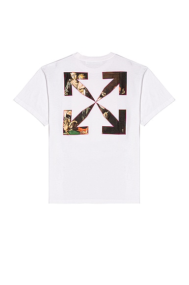 Off-white Sprayed Caravaggio Over Tee In White
