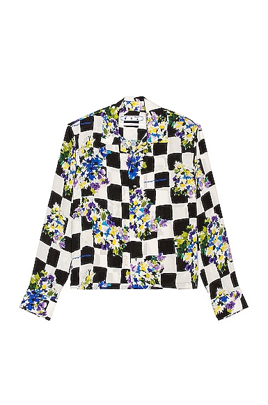 Check Flowers Casual Shirt