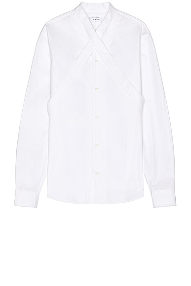 OFF-WHITE Collar Shirt in White