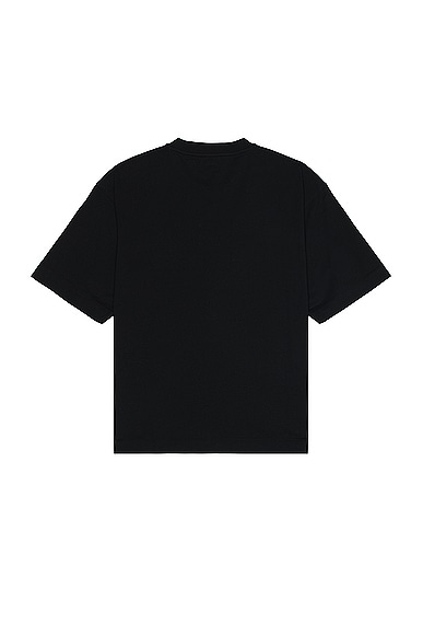 Shop Off-white 23 Skate Tee In Black Gold Fusion