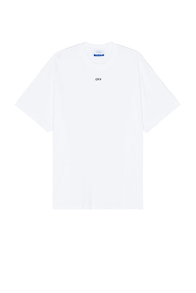 OFF-WHITE Off Stamp Over T-shirt in White & Black