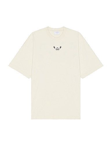 Shop Off-white Bandana Half Arrow Over T-shirt In Angora White
