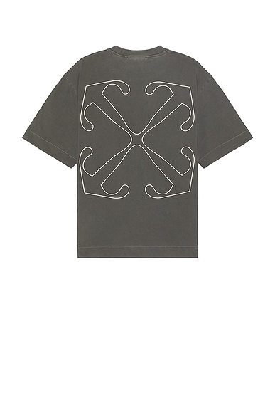 OFF-WHITE Outline Arrow Skate T-Shirt in Black