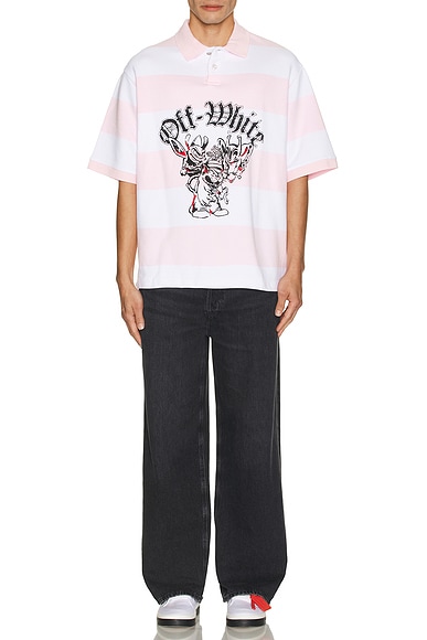 Bicolor Gang Short Sleeve Polo