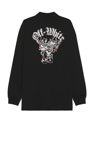 Acronym S29-pr-c Pima Cotton Long Sleeve T-shirt in Black | FWRD