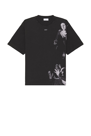 OFF-WHITE Blurred Mary Skate tee in Black