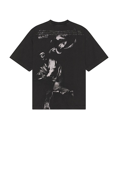 OFF-WHITE Matthew Skate Short Sleeve T-Shirt in Black