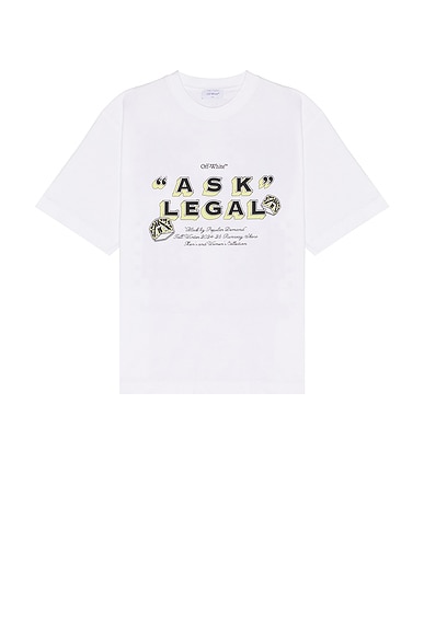 Arrow Ask Legal Skate Short Sleeve Tee