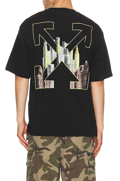 OFF-WHITE Palace Arrow Skate Tee in Black