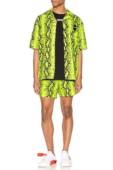 OFF-WHITE SNAKE SWIMSHORTS,OFFF-MX3