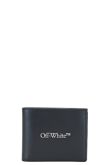 Off-white Bookish Bifold Wallet In Black & White